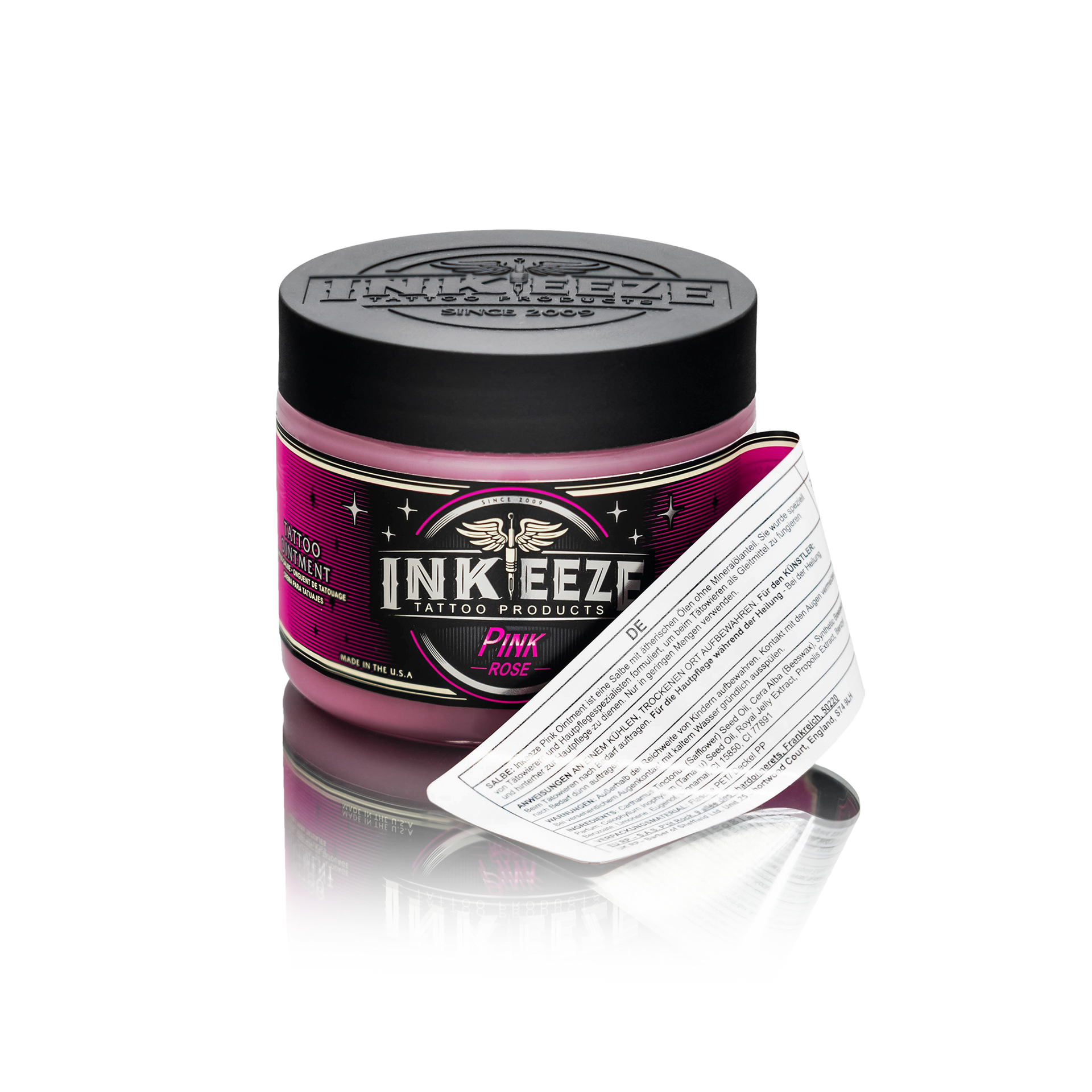INKEEZE Pink Tattooing Ointment - 6oz Jar