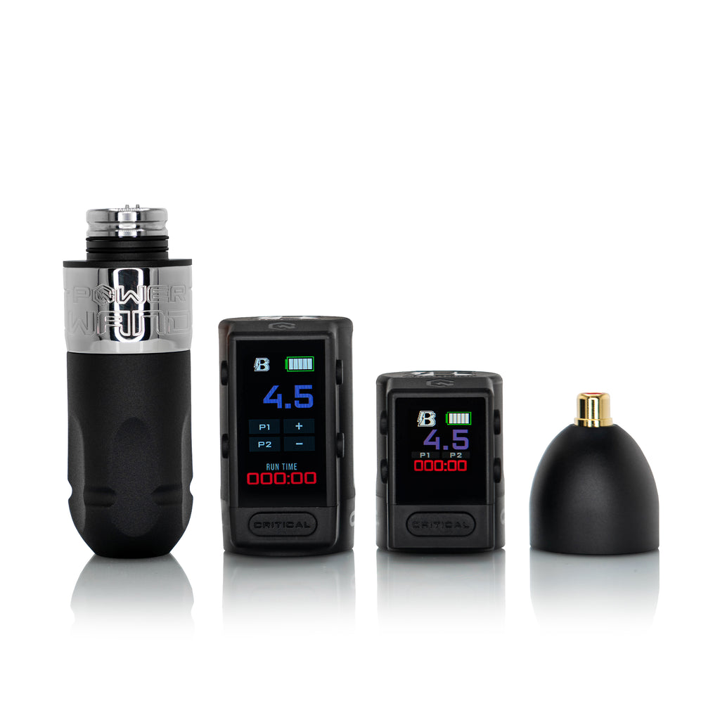 Bishop WAND Packer CRITICALfootswitchセット Bishop Power Wand Packer Tattoo Machine - Full Set – Tommy's