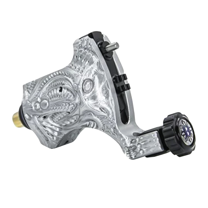 V6 Platinum Hand-Engraved Silver Bio-Mech