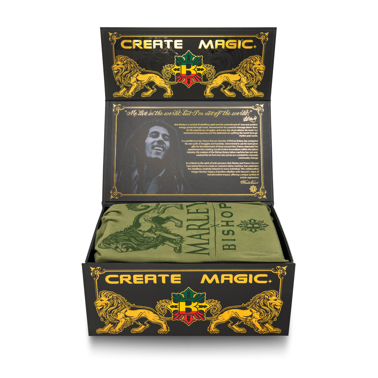 Bob Marley x ﻿﻿Bishop Power Wand – Limited Edition Tattoo Set