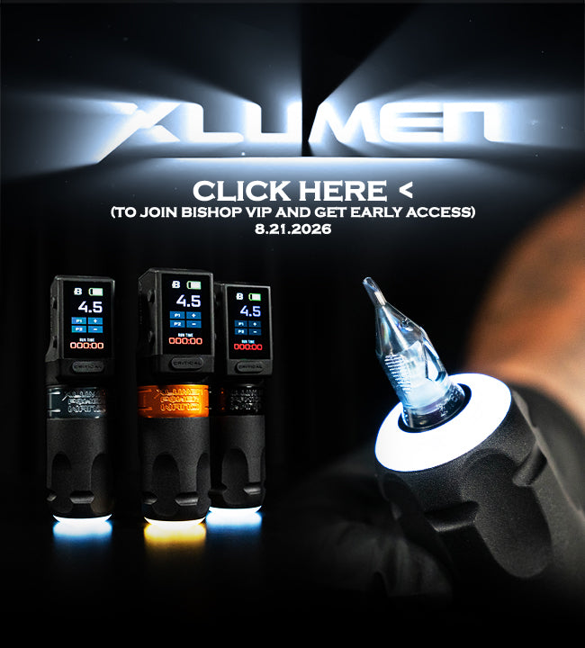 Rotary Tattoo Machines | Needles | Inks | Bishop Tattoo Supply