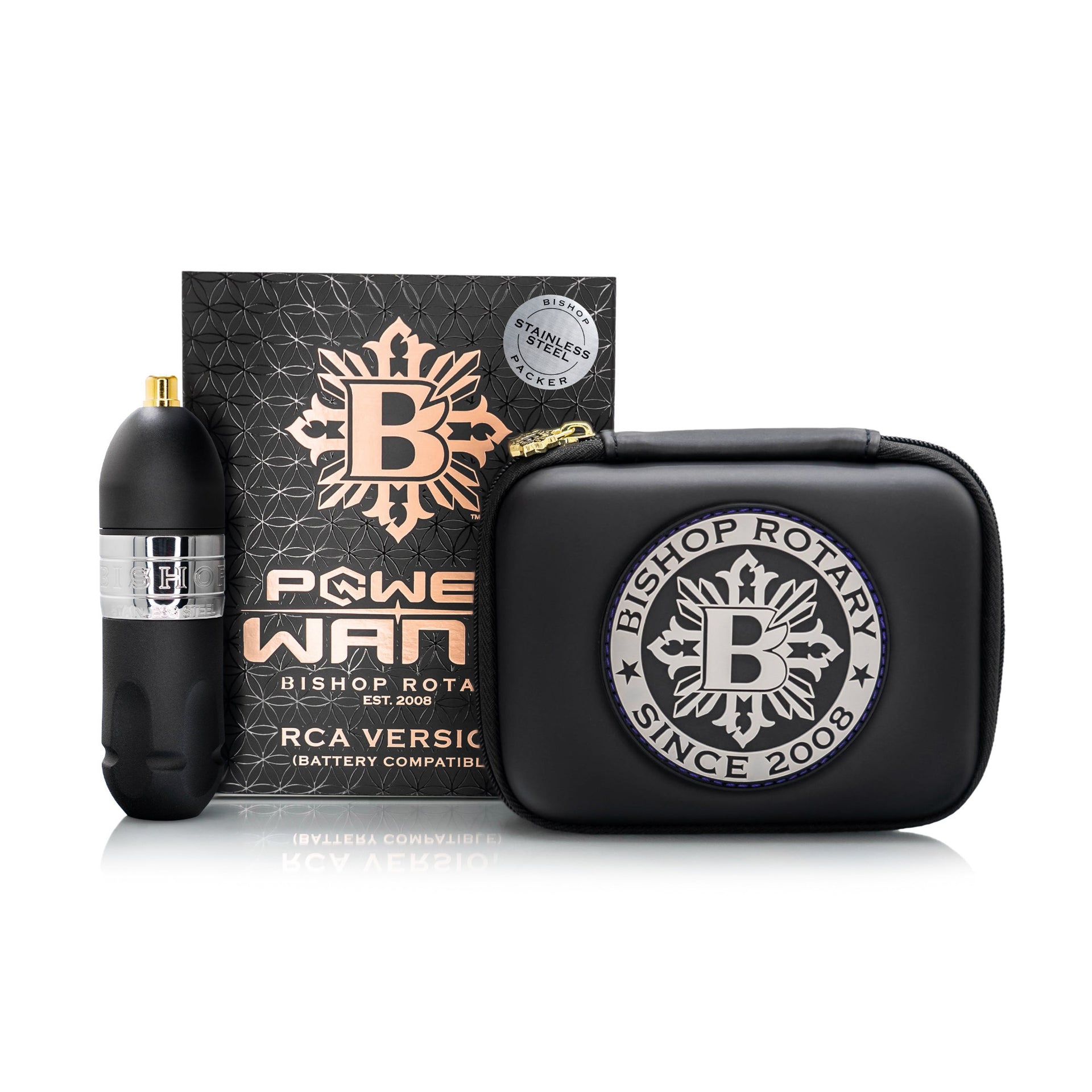 The Bishop Power Wand (Advanced Compatible) - Stainless Steel - RCA Machine (Packer)