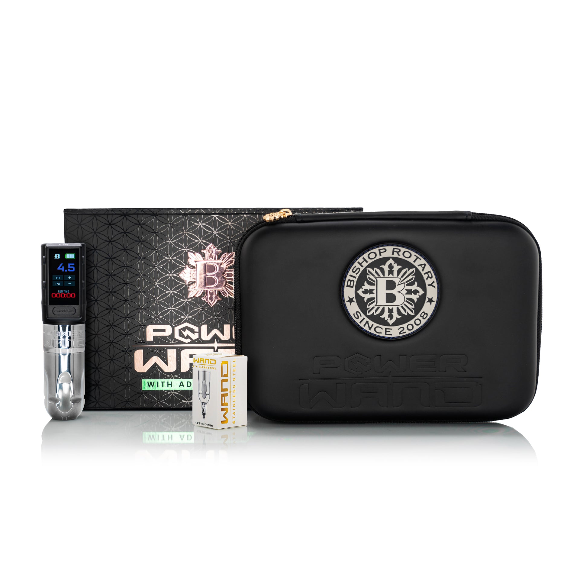 The Bishop Power Wand Advanced - Stainless Steel - Full Set (Packer)