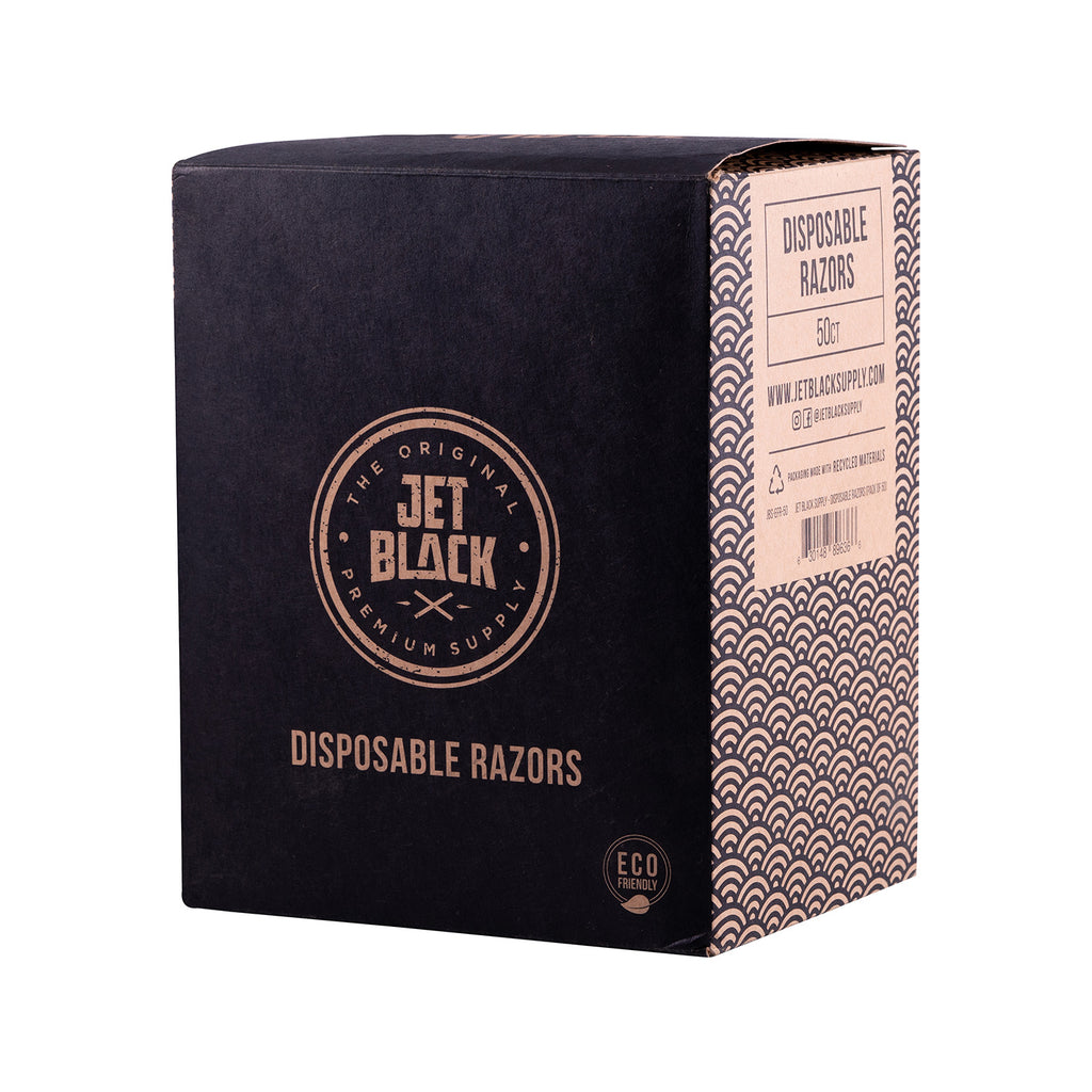 Jet Black Eco-Friendly Razors 50/Box – Bishop Tattoo Supply