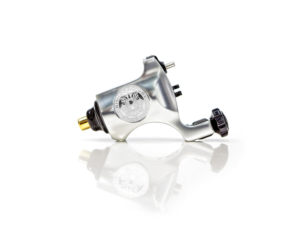 Platinum Silver - Bishop Rotary Tattoo Machine