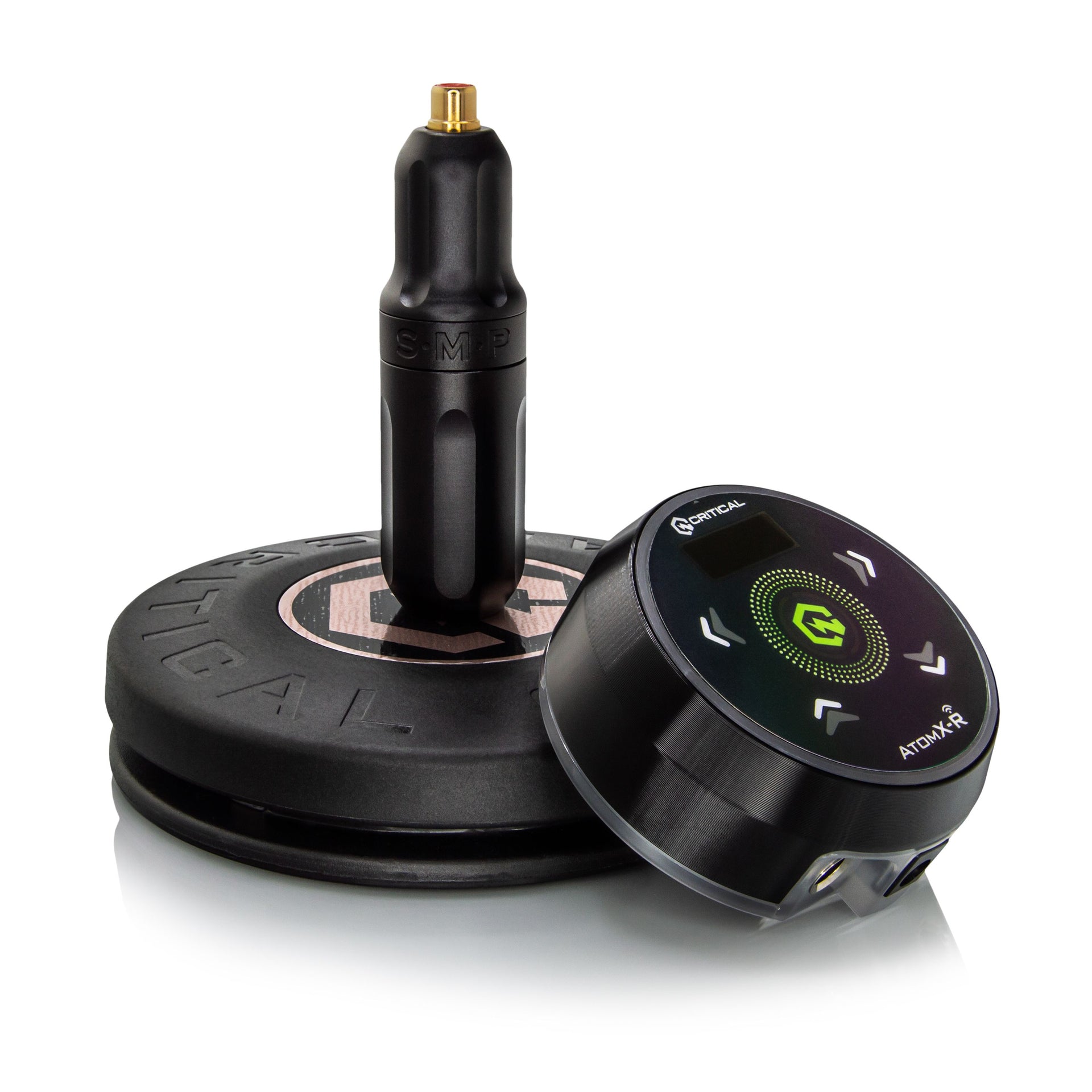 The Bishop SMP + ATOMX-R Power Supply (Black) + CXP19 Foot Switch (Rose Gold)