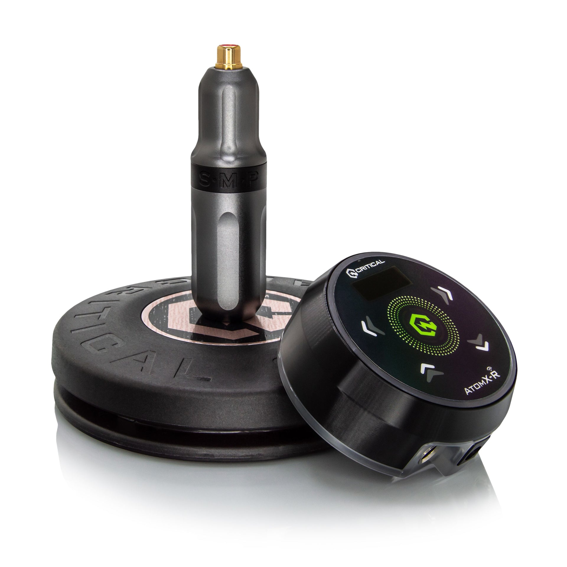 The Bishop SMP + ATOMX-R Power Supply (Black) + CXP19 Foot Switch (Rose Gold)