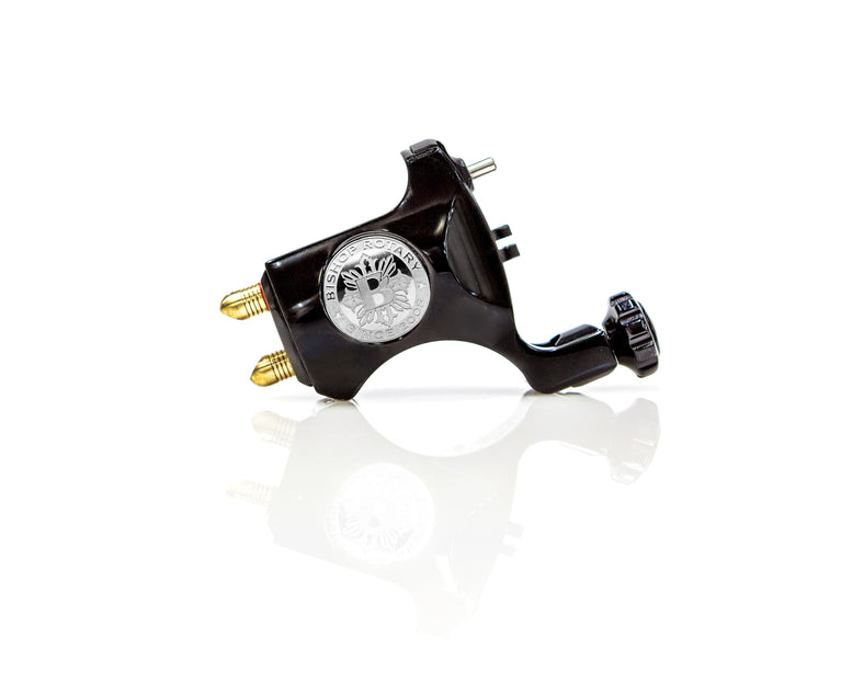 bishop v6 タトゥーマシン Polished Black - Bishop Rotary Tattoo Machine