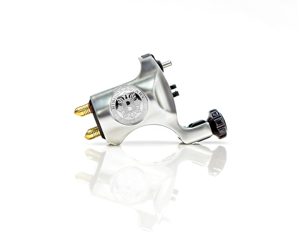 Platinum Silver - Bishop Rotary Tattoo Machine