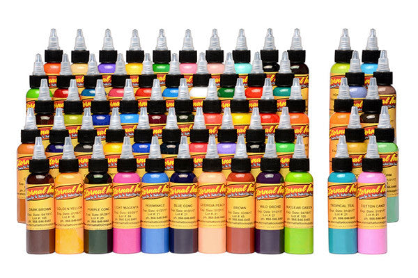 Eternal Tattoo Ink Set size 25 x 1/2 oz - MADE IN USA